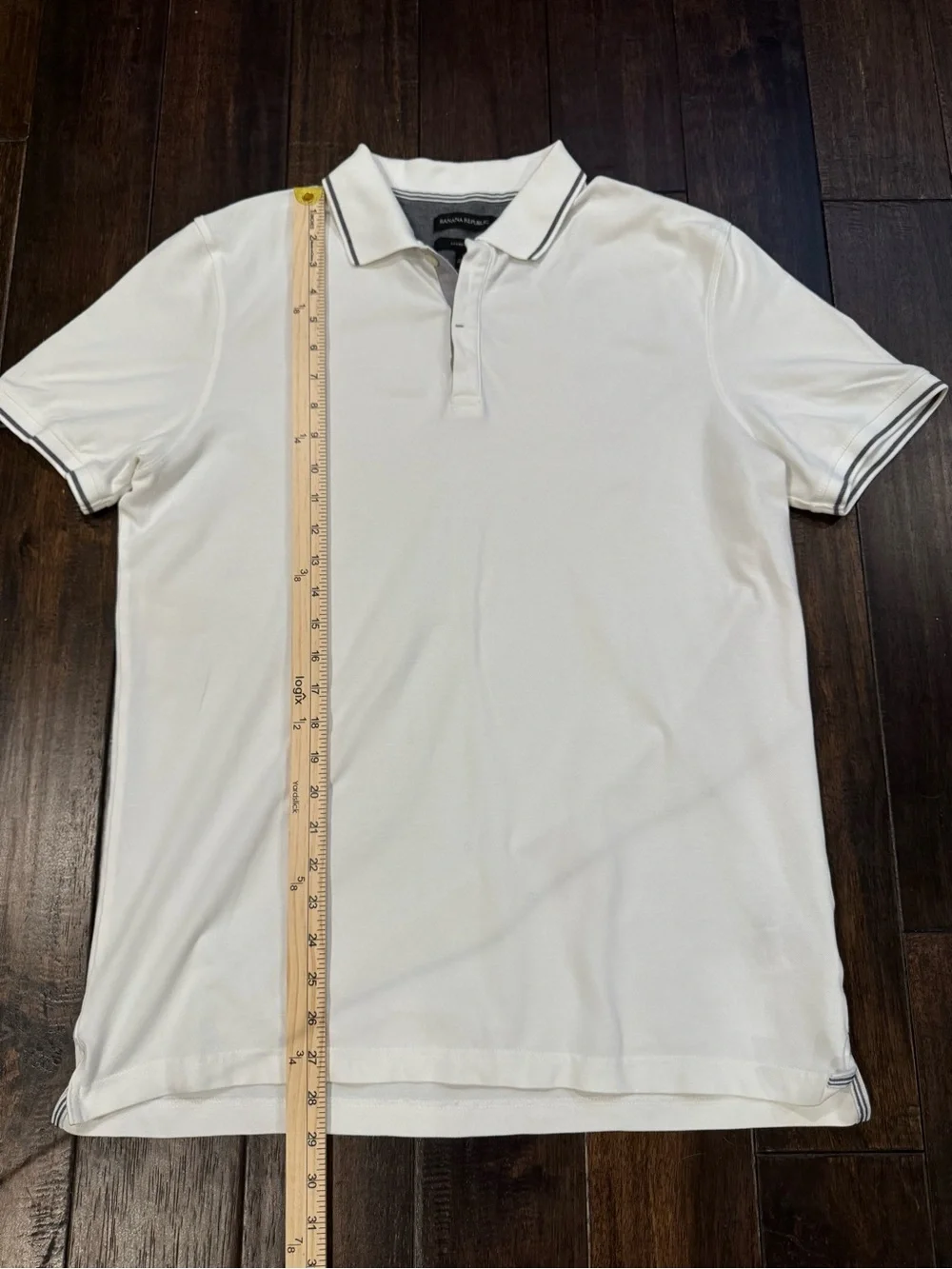 Men's Banana Republic Polo - White - Large